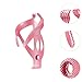 Lljsszr 2 Pieces Bike Water Bottle Holders Bike Cup Holder Rack Lightweight Universal Outdoor Cycling Accessories, Pink
