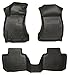 Husky Liners 99801 Black Weatherbeater Front & 2nd Seat Floor Mats Fits 2016-17 Crosstrek, 2012-16 Subaru Impreza