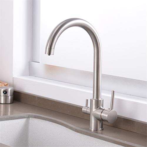 Robinet cuisine eau potable 3 voies avec mitigeur pivotant 360