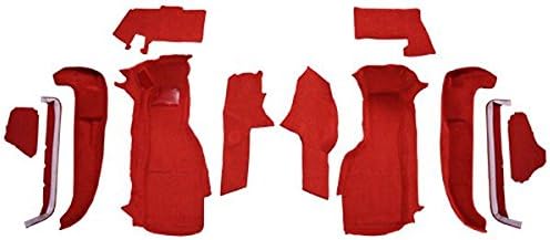 ACC Alfombra de marca compatible con Chevrolet Corvette de 1990 a 1993, área de pasajeros (827-pelo de felpa gris) 827-gris, felpa, pelo