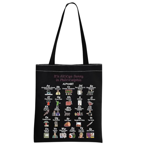 Bolso tipo tote MNIGIU Always Sunny, regalo para fanáticos