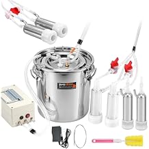 2 in 1 7L Electric Milking Machine with 4 Cow Teat Cups & 2 Goat Teat Cups