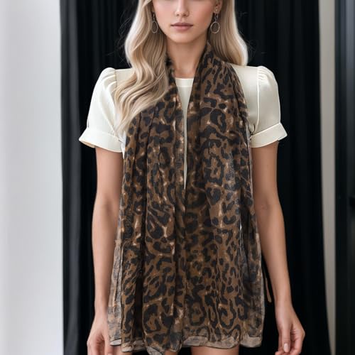 CYian Scarf for Women Floral Printed Scarves Long Fashion Scarf Lightweight Shawls Wrap Fall Winter Headscarf for Women2