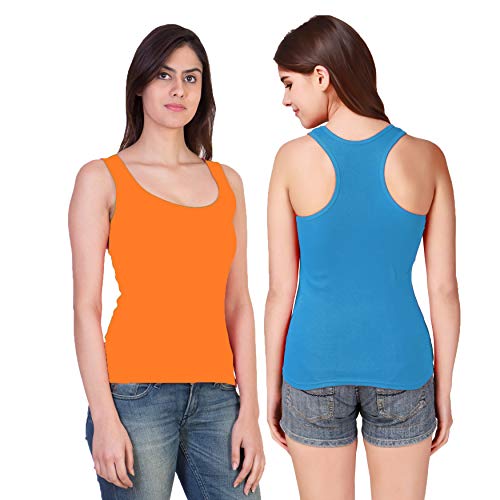 Image of Camisole Tank Top Vest Racerback Sando Camis for Women, Girls (Pack of 2)