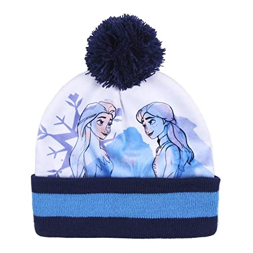 Artesanía Cerdá 222478 Gorro - Frozen Ii, Guantes Y Bufanda, Azul, Talla Única