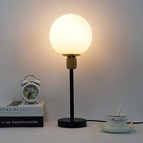 Lampe de table E27 LED spirale noire pour chambre et bureau