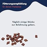DR.CLAUDER'S - Trainee Snack | Leicht verdauliche Snacks aus 95% Fleisch mit Inulin für Hunde und Katzen. Schonend dampftrocknete Leckerlis im Frischebeutel | 500g Rind