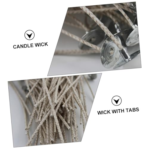 200 piezas de mechas para velas para hacer velas DIY miniatura 2