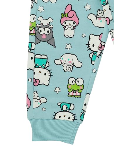 Image of Hello Kitty Girls' 2-Piece Sweatshirt and Joggers Set Toddler to Big Kid