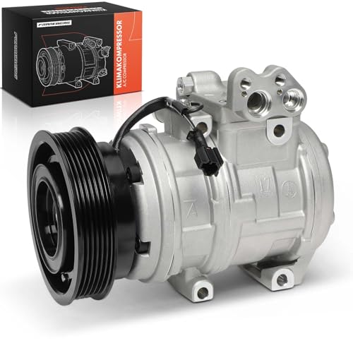 Frankberg Sistemas de aire acondicionado Compresor de aire acondicionado con embrague Compatible con Tucson JM Sportage JE KM Replace# 977012E300incl. aceite premezclado