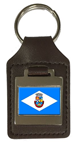Porte-clés en cuir gravé Itaocara d'une élégance artisanale