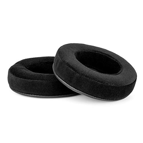 Image of BRAINWAVZ XL Large Velour Replacement Memory Foam Earpads - Suitable for Many Other Large Over The Ear Headphones - Sennheiser, AKG, HifiMan, ATH, Philips, Fostex, Sony
