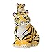 RuiMingHome Rzeźby posągi ozdoby na biurko figurka tygrysa - ceramiczne rzemiosło miniaturowe tygrysy ręcznie robione - samochód Boże Narodzenie parapetówka Nowy Rok prezent statuetka wystrój rok tygrysa 2022