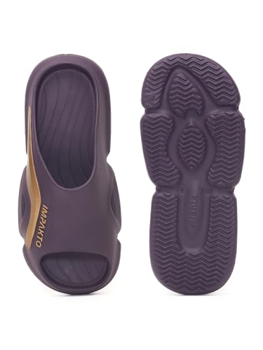 Image of Impakto Men EVA Flip Flops | Lightweight, Soft & Comfortable Slippers | Wide Toe Box, Airflow Ventilated Design, Anti-Skid & Water-Resistant, Indoor & Outdoor Chappal | Everyday Essentials