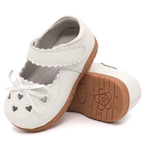 image for Femizee Girls Leather Bows Design Soft Round Toe Princess Dress Mary J