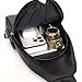 Mini Crossbody Sling Bag, Lightweight Waterproof Chest Bag, Daily Travel Sports with USB port. (BLACK).