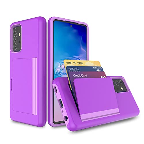 Coque Samsung Galaxy A52 A72 S21 Ultra Flip Armor Violet