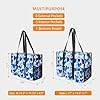 TOPDesign Utility Water Resistant Tote Bag with 13 Exterior & Interior Pockets, Top Zipper Closure & Thick Bottom Support, for Working Women, Teachers, Nurses, Accountants (Love) #1