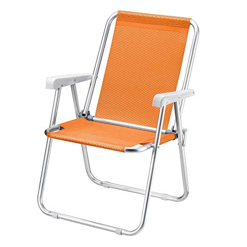 CADEIRA DE PRAIA ALUMÌNIO GRAND BEACH PREMIUM LARANJA