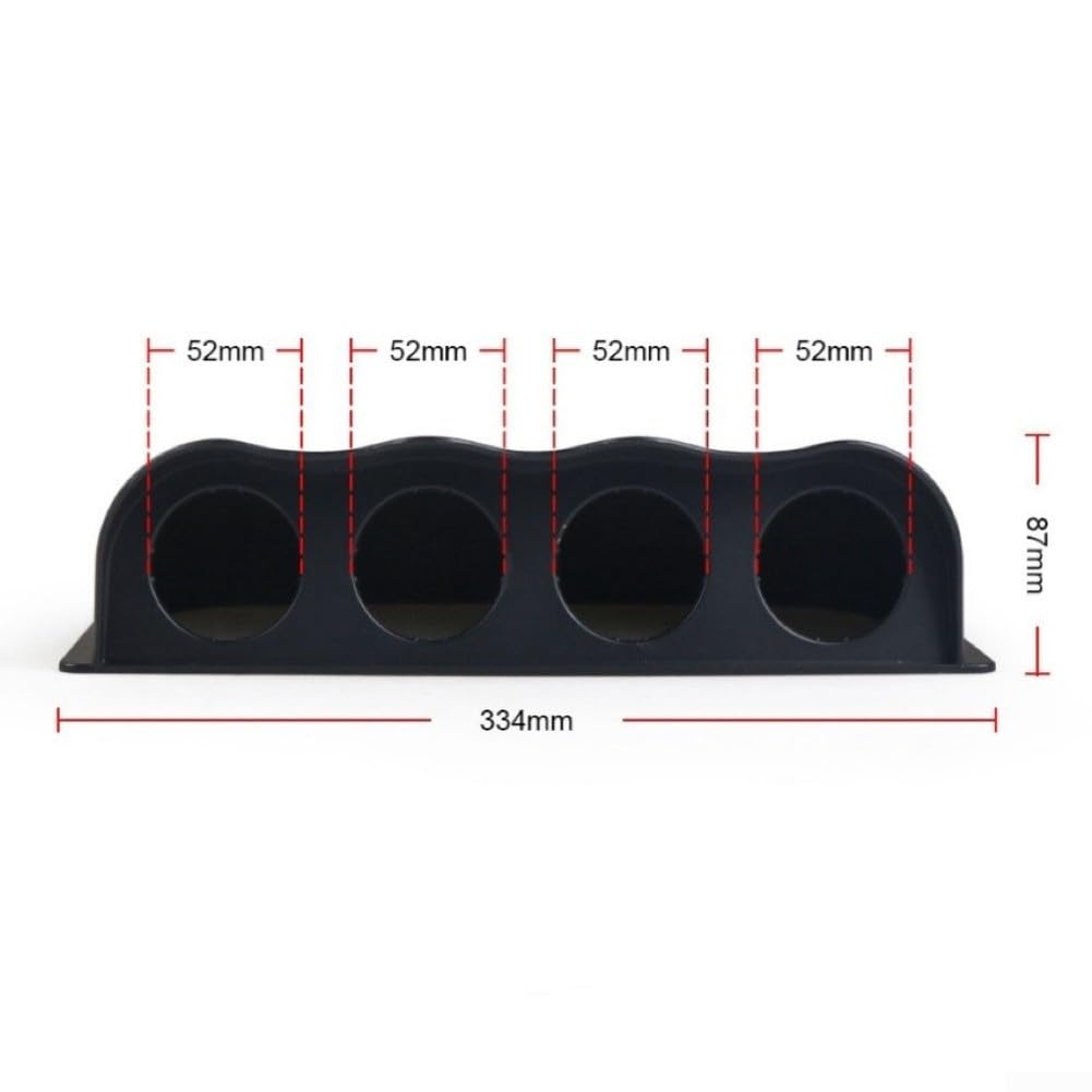 52mm Gauge Mount Pod ABS Kunststoff Stabil 52mm Gauge Mount