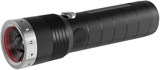 Ledlenser MT14 - Rechargeable LED Torch, Water Resistant (IP54) Super Bright 1000 Lumens, Powerful Searchlight Torch, Dog Walking, Hiking & Camping Equipment, Up to 192 Hours Running Time