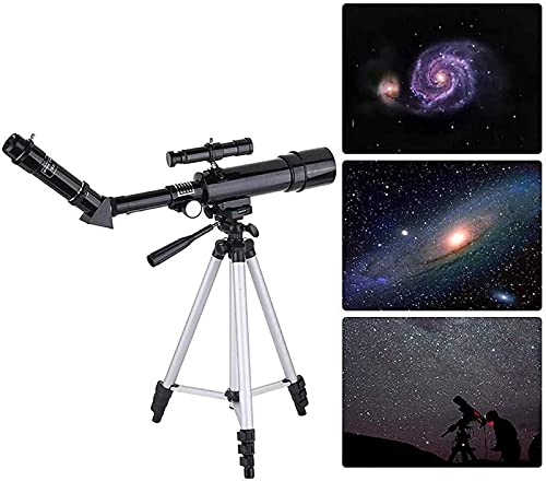 JYCCH Teleskop für Kinder, tragbares 50-mm-Refraktor-Reiseteleskop, ideal für Kinder, um das Weltraum-Mond-Stern…