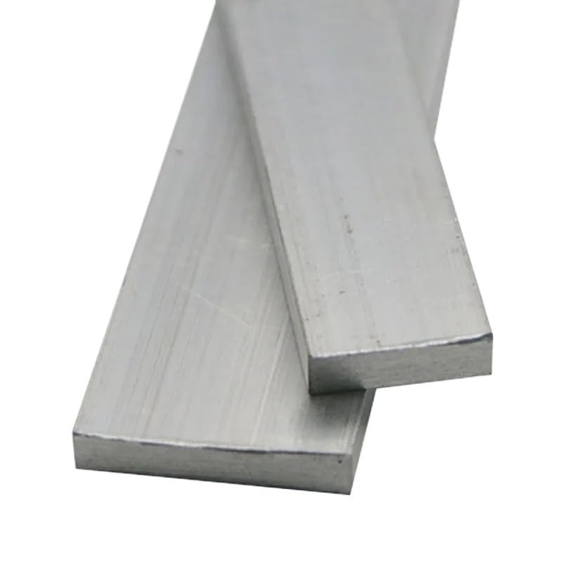 Barra plana de acero inoxidable 304, 3-8 mm de espesor, 10-80 mm de ancho, 100-500 mm de longitud, materia prima industrial(Thickness 5mm,60x500mm)
