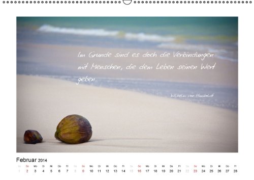 Weisheiten über das Leben (Wandkalender 2014 DIN A2 quer): Weisheiten über das Leben und Fotografie vereint (Monatskalender, 14 Seiten)