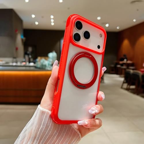 Étui magnétique iPhone 12 antichoc à support rotatif 360 et coins airbags de protection