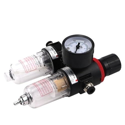 Procesador de Aire AFC2000 con Separador de Aceite y Agua Dual AFR2000+AL2000 y Conectores de 4MM 7