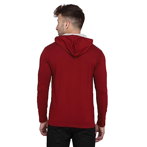 Image of Geum Men's Hooded Neck Full Sleeves T-Shirt