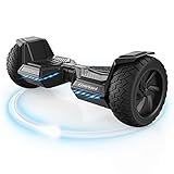 Hoverboard 8,5 Zoll Offroad-Reifen alle Gelände Hoverboards, für Kinder Erwachsener LED-Seitenlichter, Starker Dual Motor mit Bluetooth Lautsprecher, Geschenke für Jugendliche
