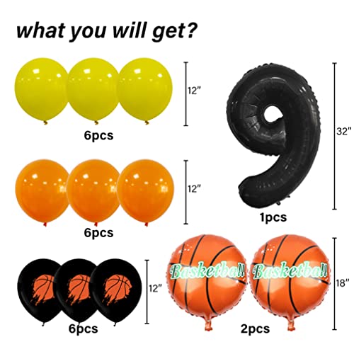 Houhounb Grande palloncino da basket decorazioni