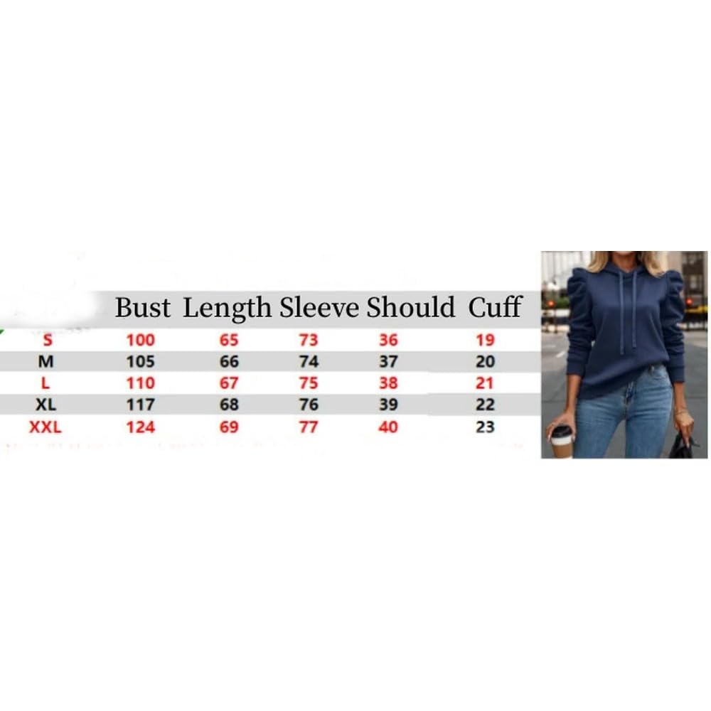 ZBDZSW Damska Elegancka Bluza Z Kapturem Z Bufiastymi Rękawami Jesień/Zima Moda Z Kapturem Jednolity Kolor Długi Rękaw Casual Damska Bluza Z Kapturem