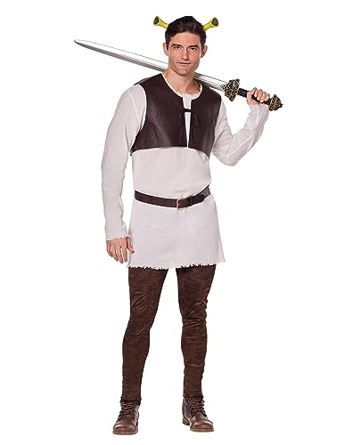Spirit Halloween Adult Shrek Costume - M | Officially Licensed | TV and Movies Costumes | Cosplay...