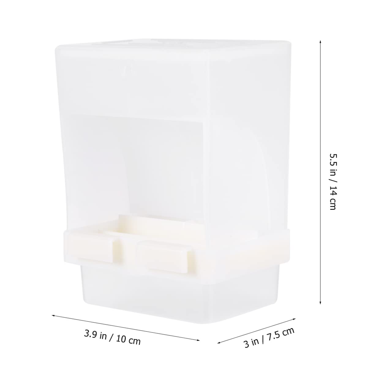 SUPVOX Bird Feeder for Parrots Small Birds Pet Bird Drinking Feeder Parrot Accessories Easy to Clean Plastic