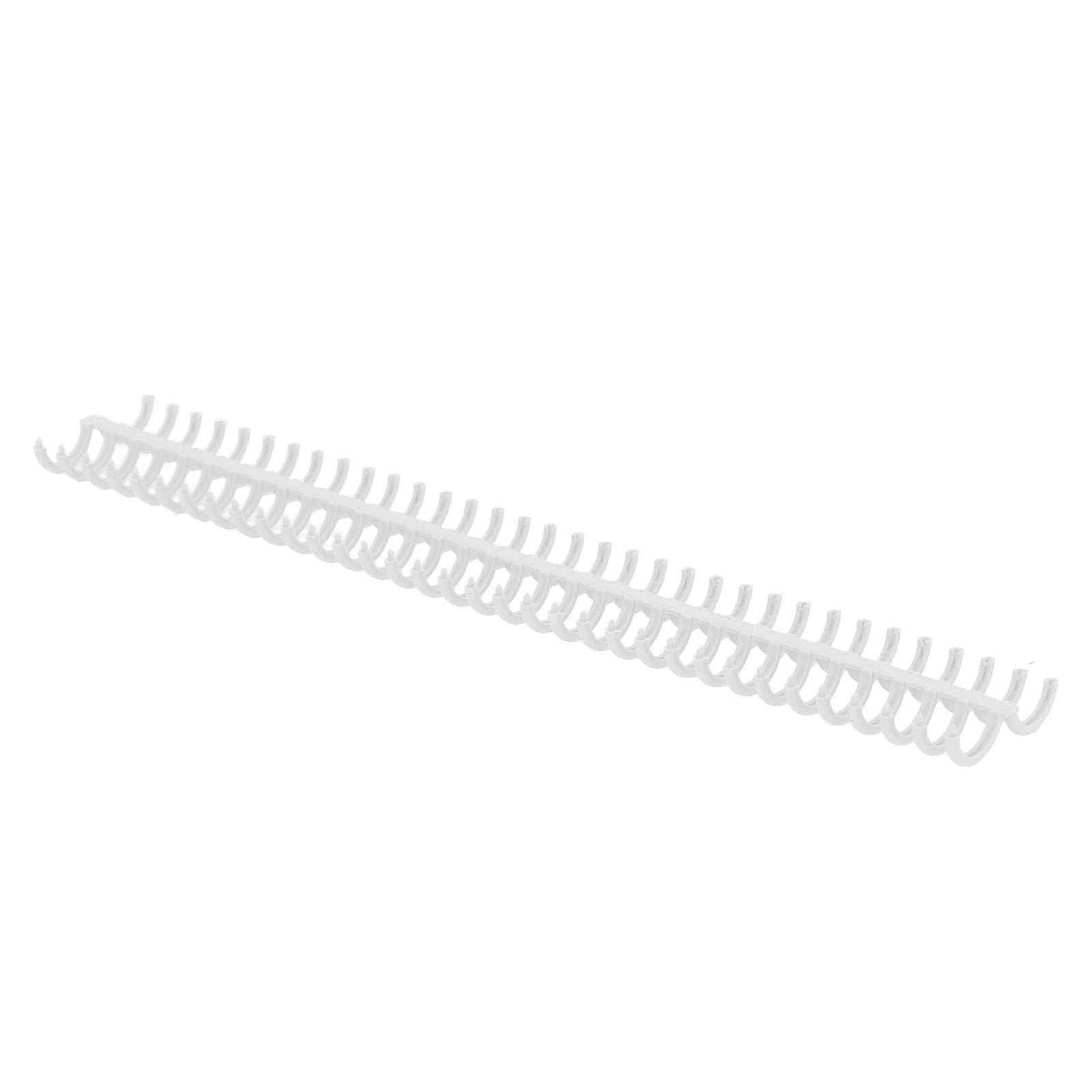 Binding Coils, Wear-Resistant Binding Spines for Stationery (White)