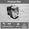 98562818 Boosting Pump,80 PSI Water Pressure Booster Pump,115V,60Hz Automatic Variable Speed,Integrated Design,for Home,Apartment,Garden,Shower,Shallow Well