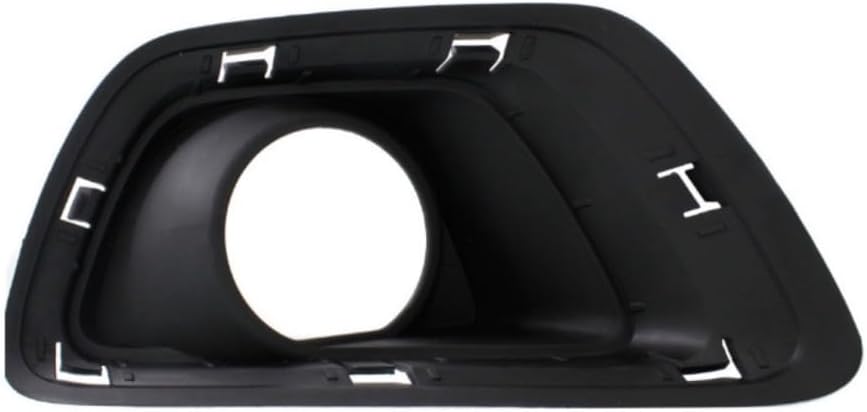 KarParts360 For Chevy Colorado 2015-2020 Fog Light Trim Driver and Passenger Side | Pair | Front | Textured Black | Replacement For GM1038176, GM1039176 | 22891700, 22891701