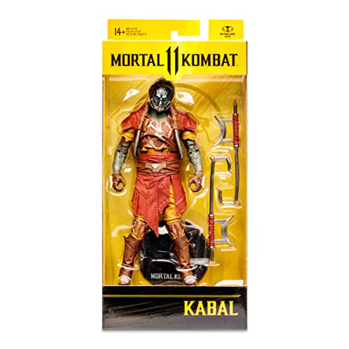 Mcfarlane - Mortal Kombat 7" Figures Wave 10 - Kabal (Rapid Red) #TOP1