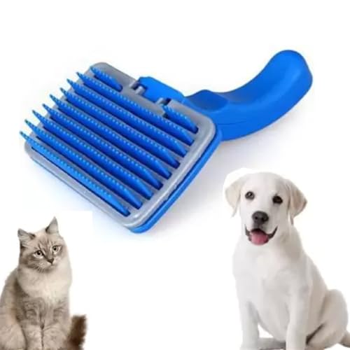 URBANPET Dog hair brush Thin Slicker dog Brush for hair dogs & Cat brush | Self Clean dog comb for deseeding brush for dog accessories & cat accessories (B0D97NM2Z6) Amazon Price History, Amazon Price Tracker