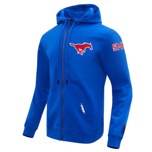 Image of Pro Standard Mens College Classic Chenille Cotton Double Knit Full Zip Hoodie