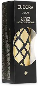 EUDORA GLAM CASE BATOM AMULIPS PRETO CHIQUE PLASTICO