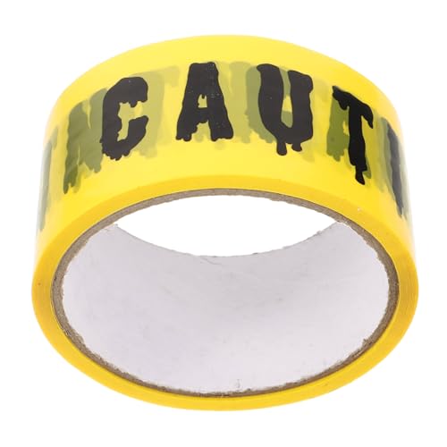 Pretyzoom Halloween Sicherheitswarnband 1 Rolle Gelb