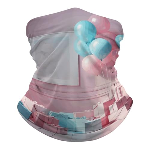 Balaclava elástica con diseño de globos para clima frío, pasamontañas para motocicleta, ciclismo, esquí y otras actividades al aire libre para hombres y mujeres miniatura 2