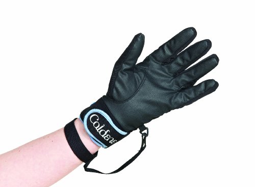 Caldene Gants d'équitation imperméables Noir Moyen Noir - Noir Cover