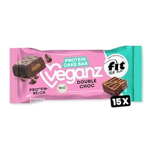 Veganz Protein Cake Bar Double Choc 15er