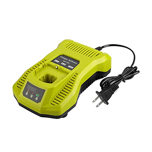 yeacher Carregador IntelliPort de química dupla para todos os Ryobi 12V-18V ONE + bateria de lítio e