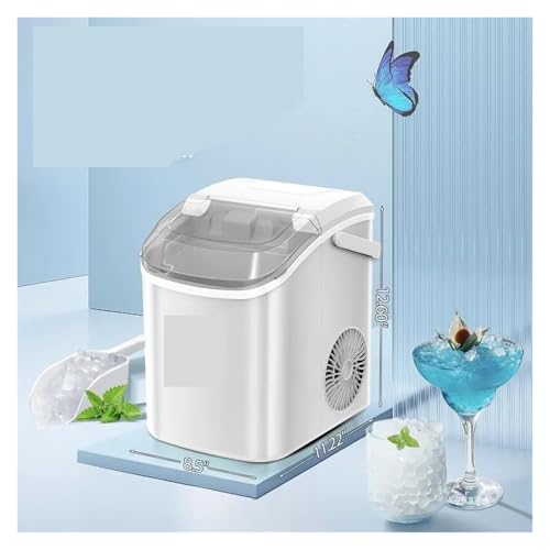 Máquina fabricadora de hielo, máquina portátil para hacer hielo masticable suave para encimera, ideal para hogar/cocina/acampada/RV miniatura 2