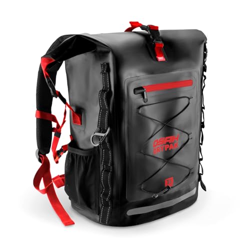 Image of OSAH DRYPAK Waterproof Backpack Dry Bag 25L /35L /55L /85L - Heavy Duty Roll-Top Hiking Backpack Sack Keeps Gear Dry for Travel, Kayaking, Boating, Camping, Rafting and Fishing